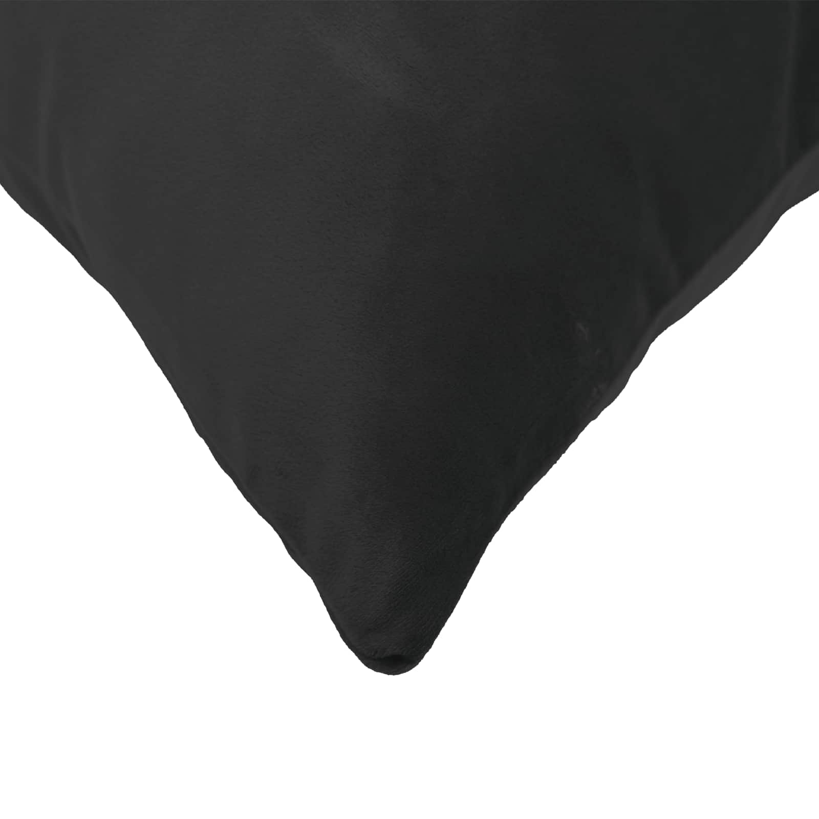 vidaXL Cushion with Pillow HEERLEN 2 pcs Black Velvet 5