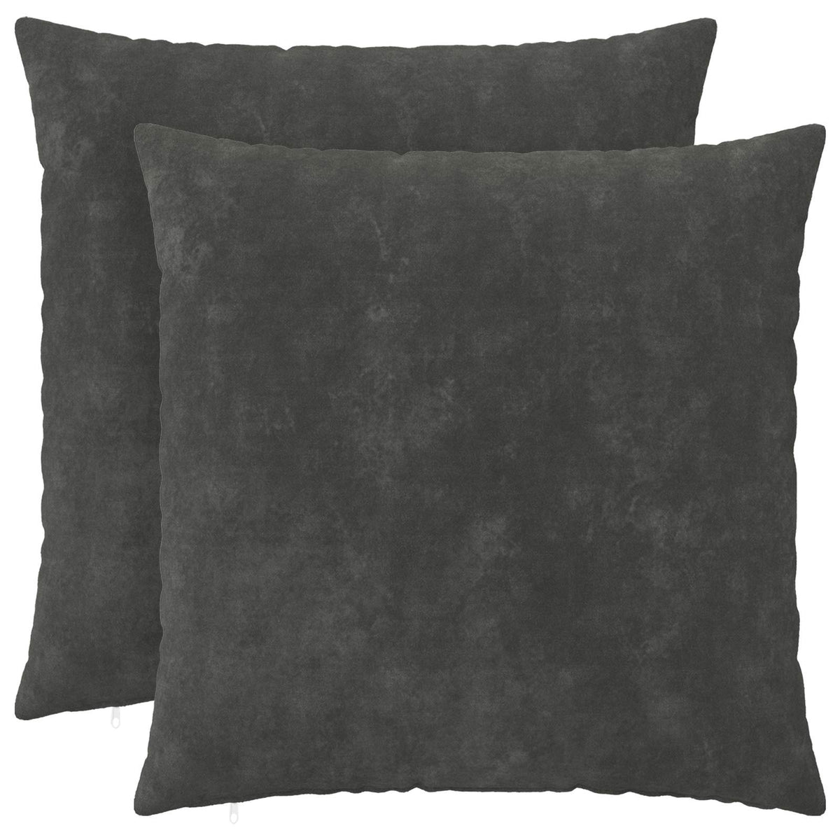 vidaXL Throw Pillow 2 pcs HEERLEN Anthracite 80 x 80 cm 1