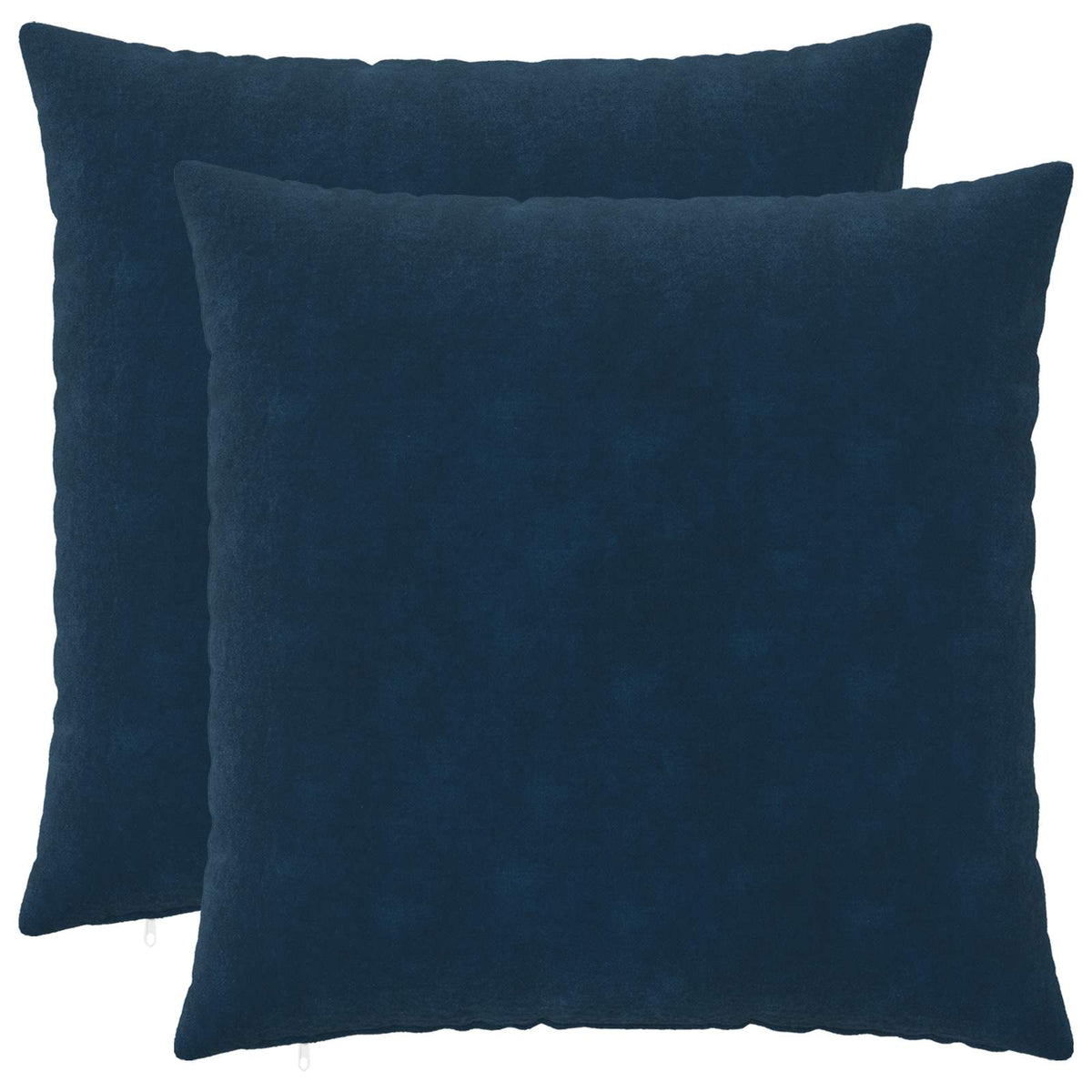 vidaXL Throw Pillow 2 pcs HEERLEN Blue 80 x 80 cm Microfiber Fleece 1