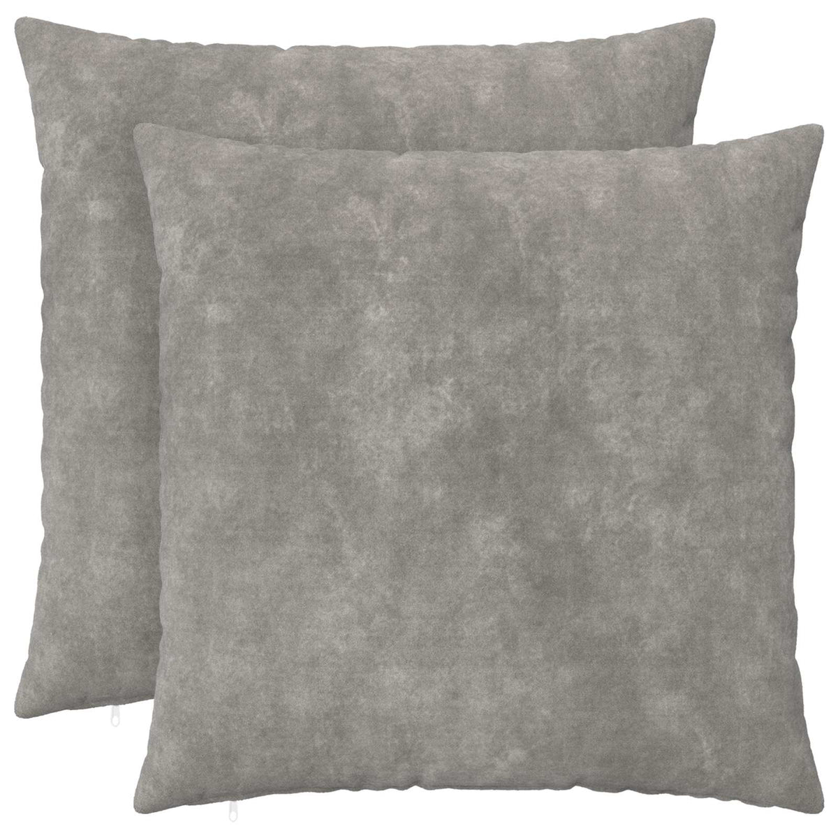 vidaXL Throw Pillow 2 pcs HEERLEN Light Grey 80 x 80 cm 1