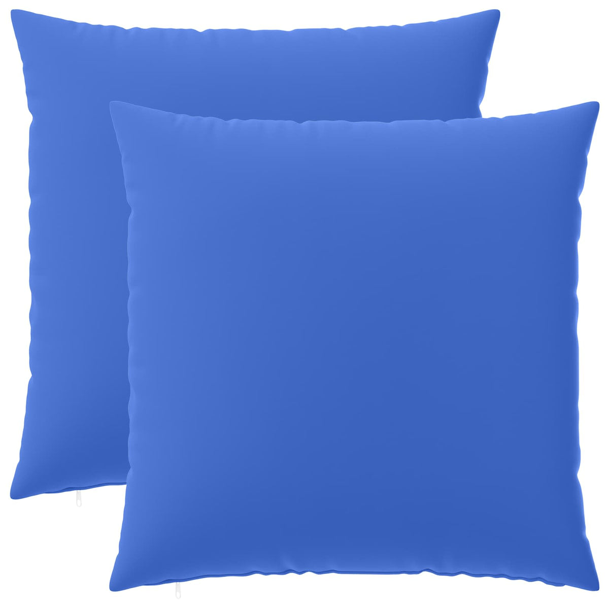 vidaXL Throw Pillow 2 pcs HEERLEN Royal Blue 80 x 80 cm Polyester 2