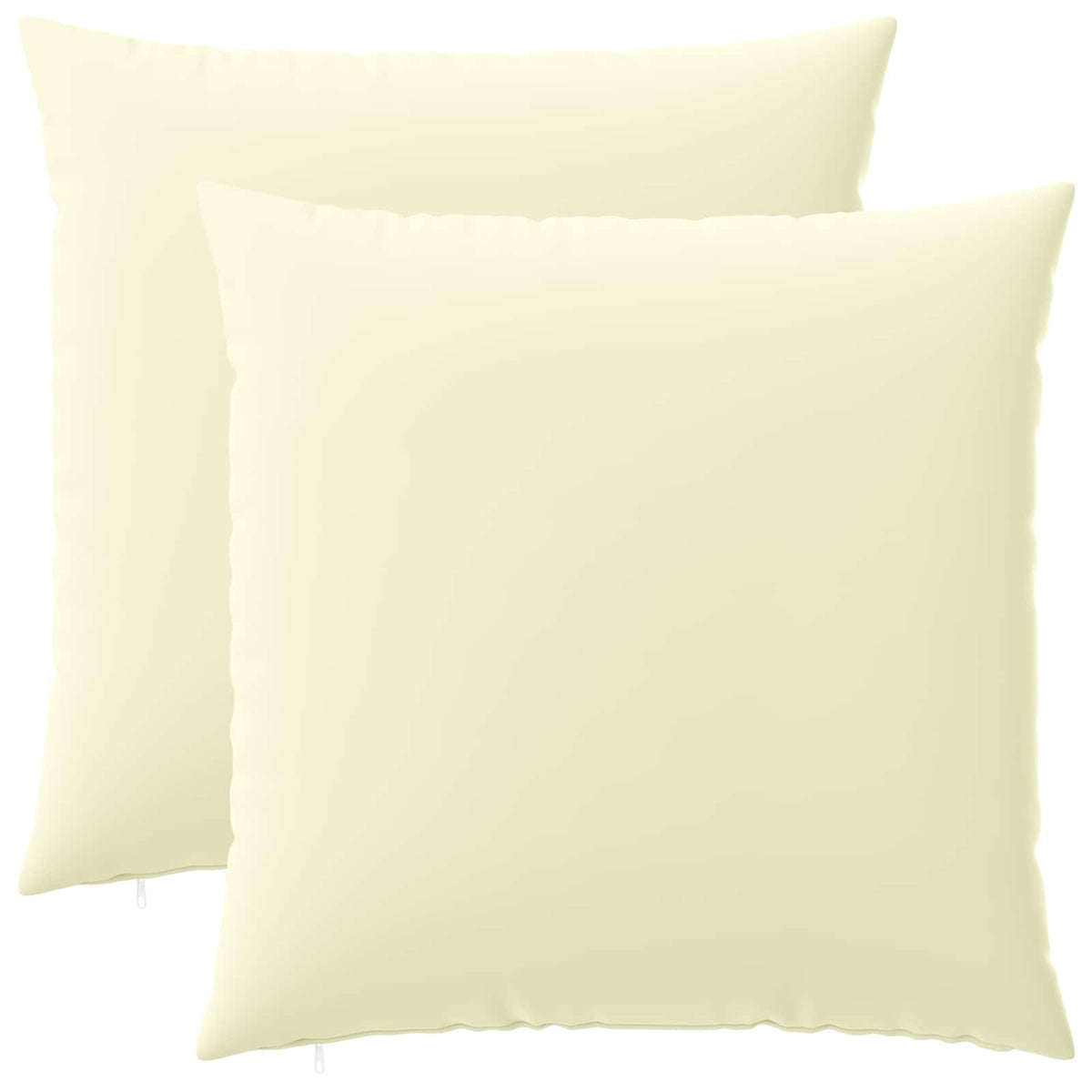 Throw Pillow HEERLEN Polyester 2 Cream 80 x 80 cm