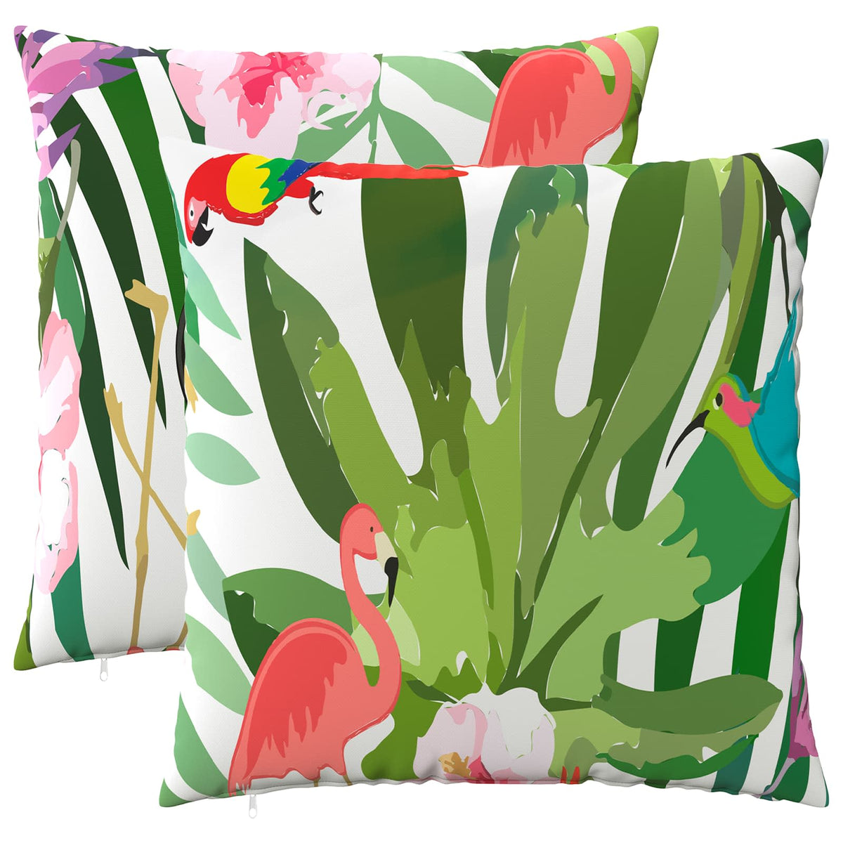 vidaXL Cushion with Pillow HEERLEN 2 pcs Multicolour Polyester 2