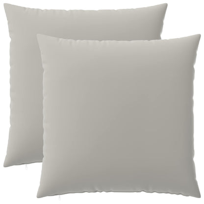 Throw Pillow HEERLEN Polyester 2 Grey 80 x 80 cm