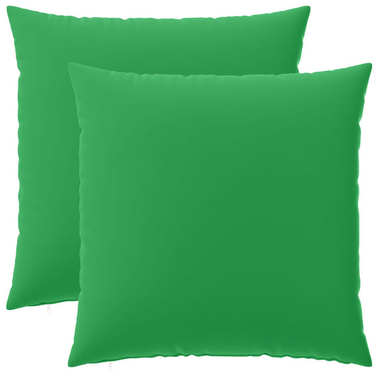 Cushion with Pillow HEERLEN 2 pcs Green Polyester