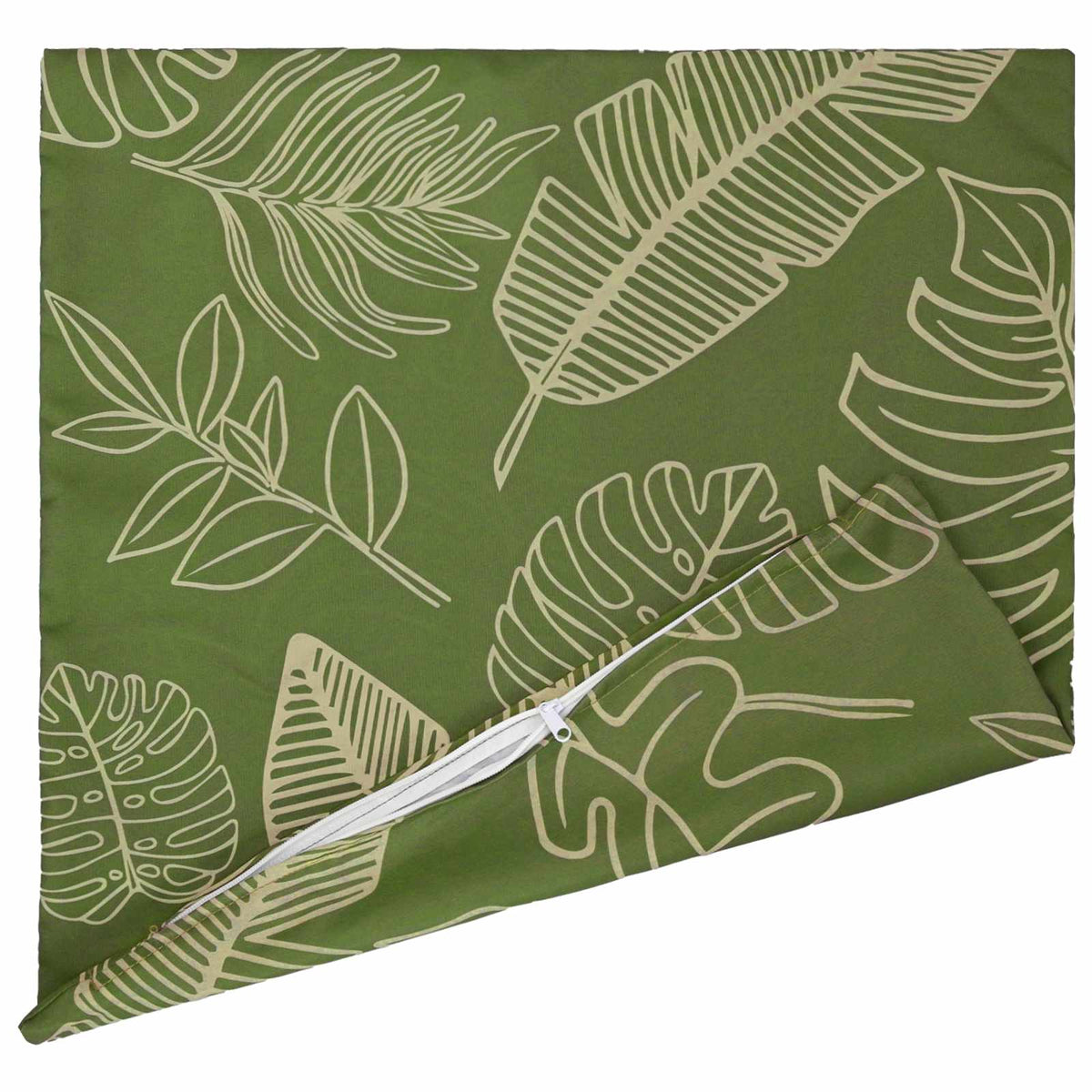vidaXL Throw Pillow 2 pcs HEERLEN Leaf Design 80 x 80 cm Polyester 5