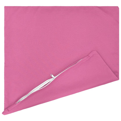 Cushion with Pillow HEERLEN 2 pcs Pink Polyester