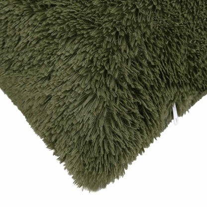 vidaXL Cushion with Pillow HEERLEN 2 pcs Green PV Fleece 5