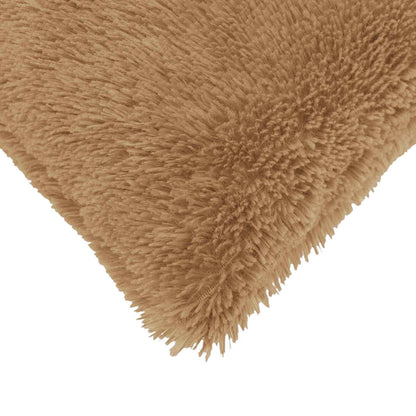 vidaXL Cushion with Pillow HEERLEN 2 pcs Taupe PV Fleece 5