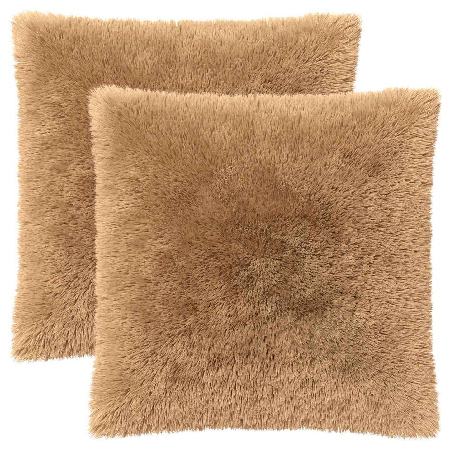vidaXL Cushion with Pillow HEERLEN 2 pcs Taupe PV Fleece 2