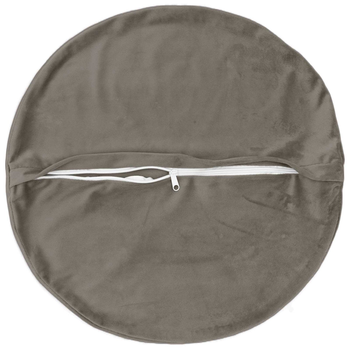 vidaXL Cushion with Pillow HEERLEN 6 pcs Light Grey Velvet 4