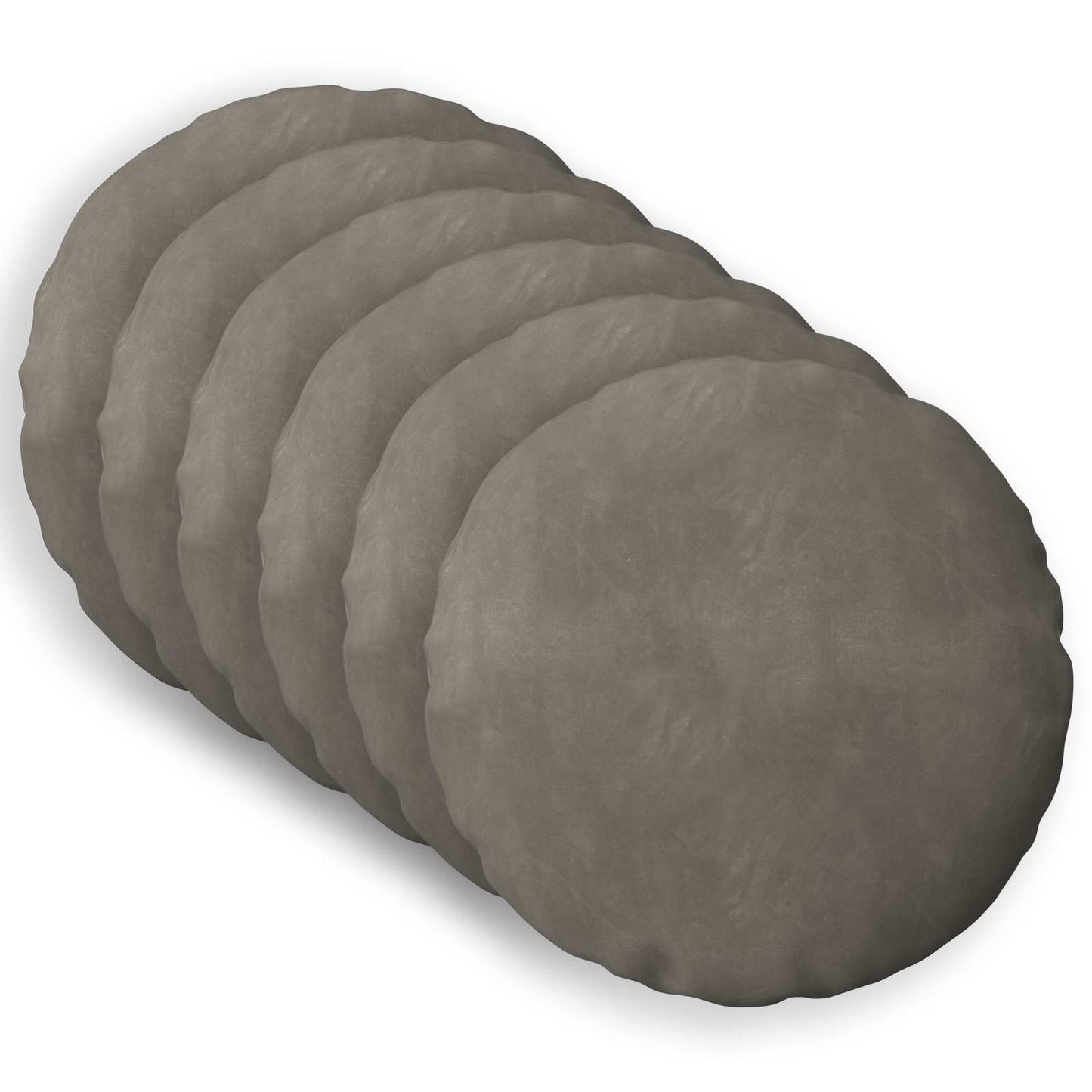vidaXL Cushion with Pillow HEERLEN 6 pcs Light Grey Velvet 2