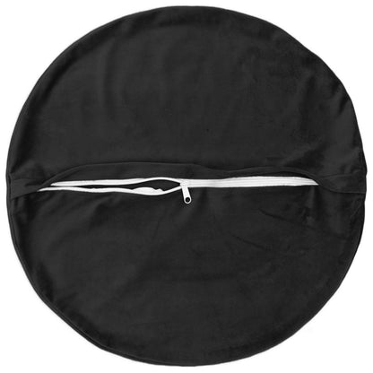 vidaXL Cushion with Pillow HEERLEN 6 pcs Black Velvet 4