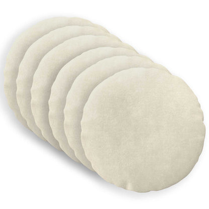vidaXL Cushion with Pillow HEERLEN 6 pcs Cream Microfiber Fleece 1