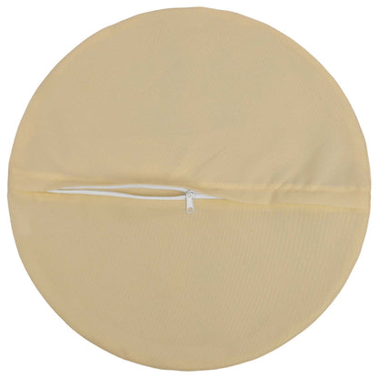 Cushion with Pillow HEERLEN 6 pcs Beige Polyester