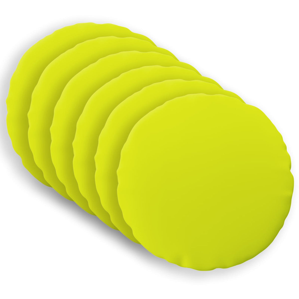 Cushion with Pillow HEERLEN 6 pcs Bright Green Polyester
