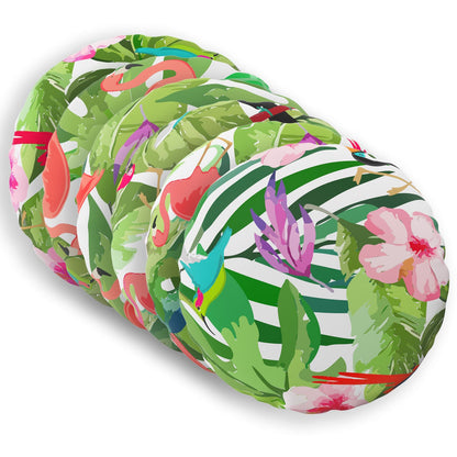 Throw Pillow HEERLEN Dia Polyester Multicolour