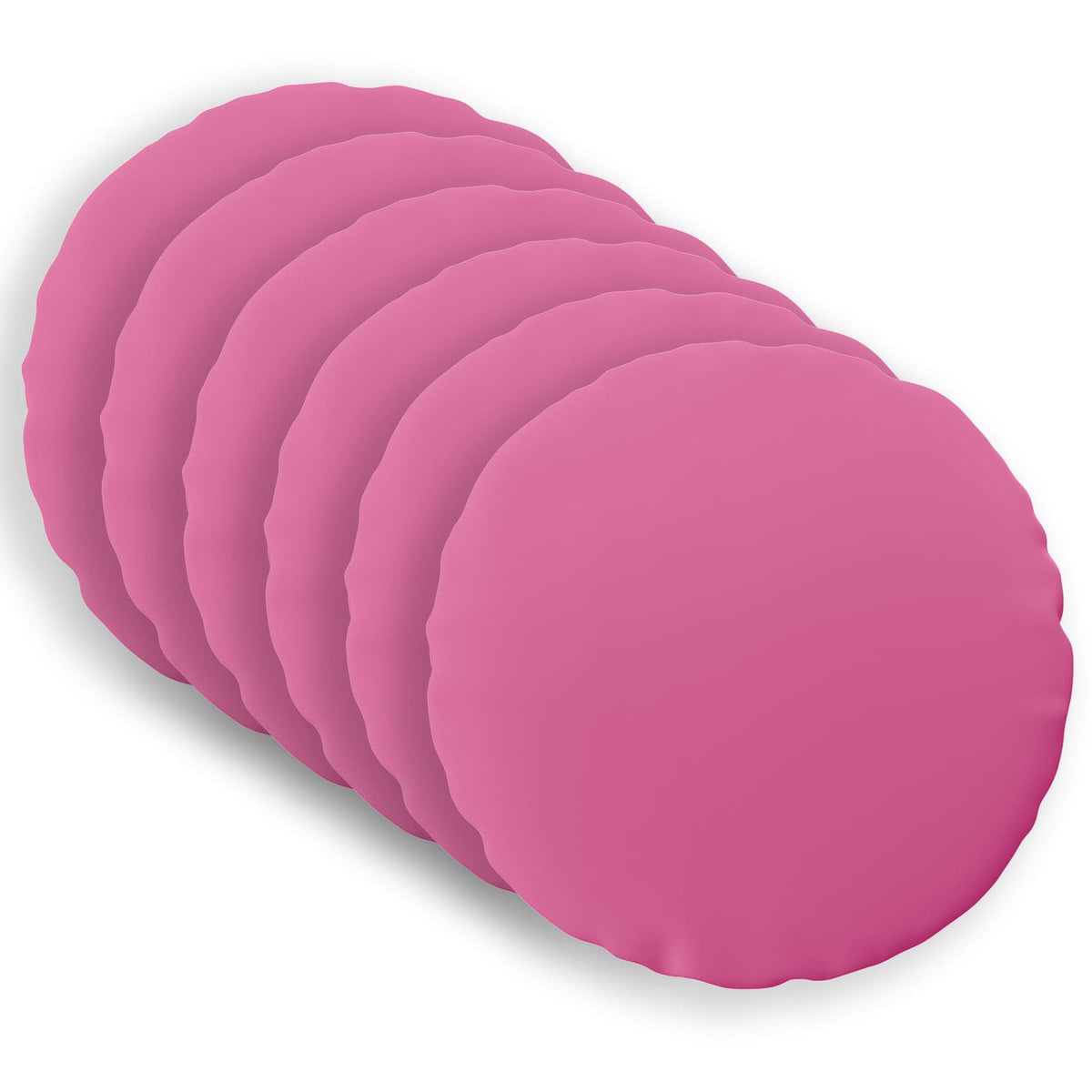 vidaXL Throw Pillow 6 pcs HEERLEN Pink Dia. 50 cm Polyester 2