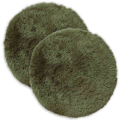 vidaXL Cushion with Pillow HEERLEN 6 pcs Green PV Fleece 2
