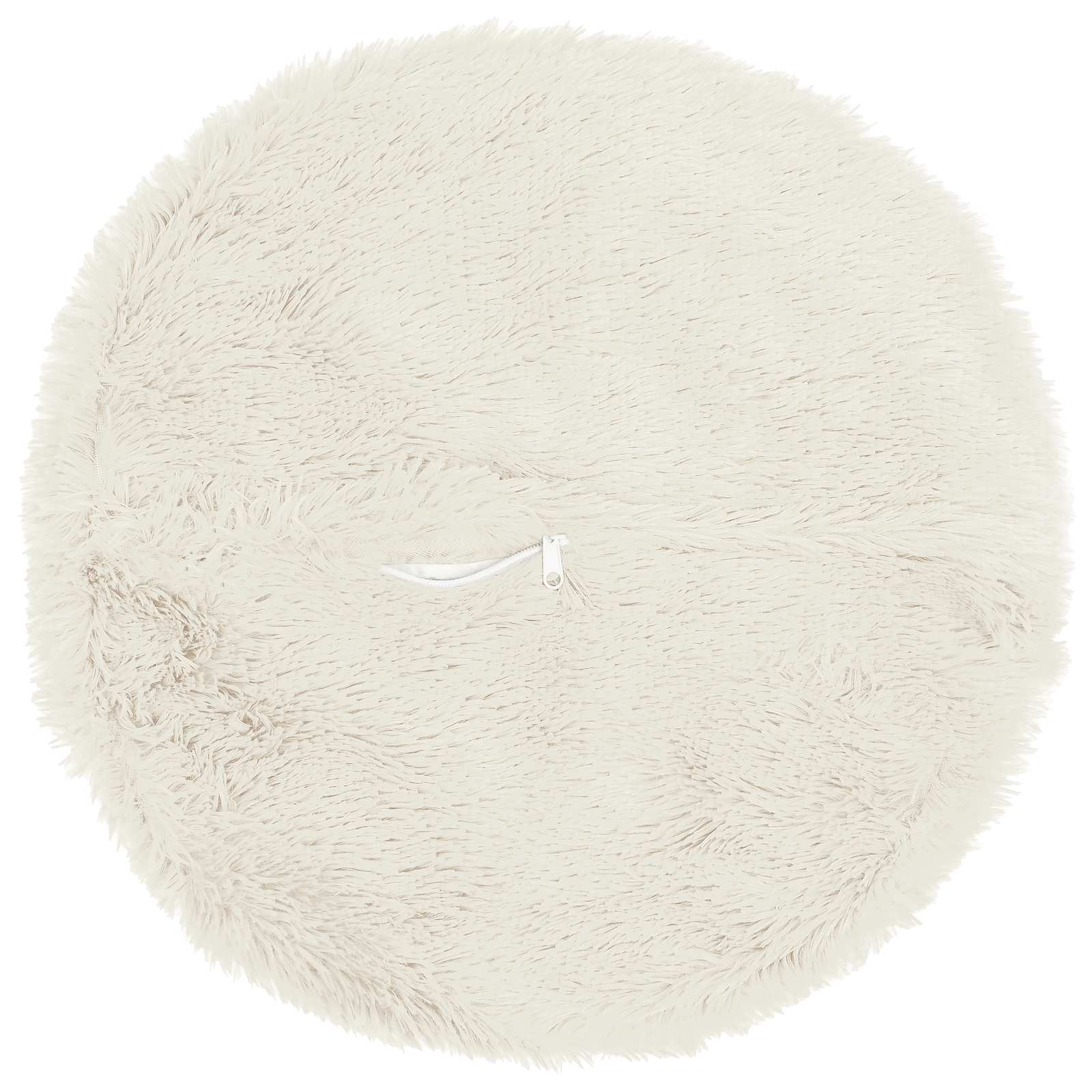 vidaXL Cushion with Pillow HEERLEN 6 pcs White PV Fleece 4