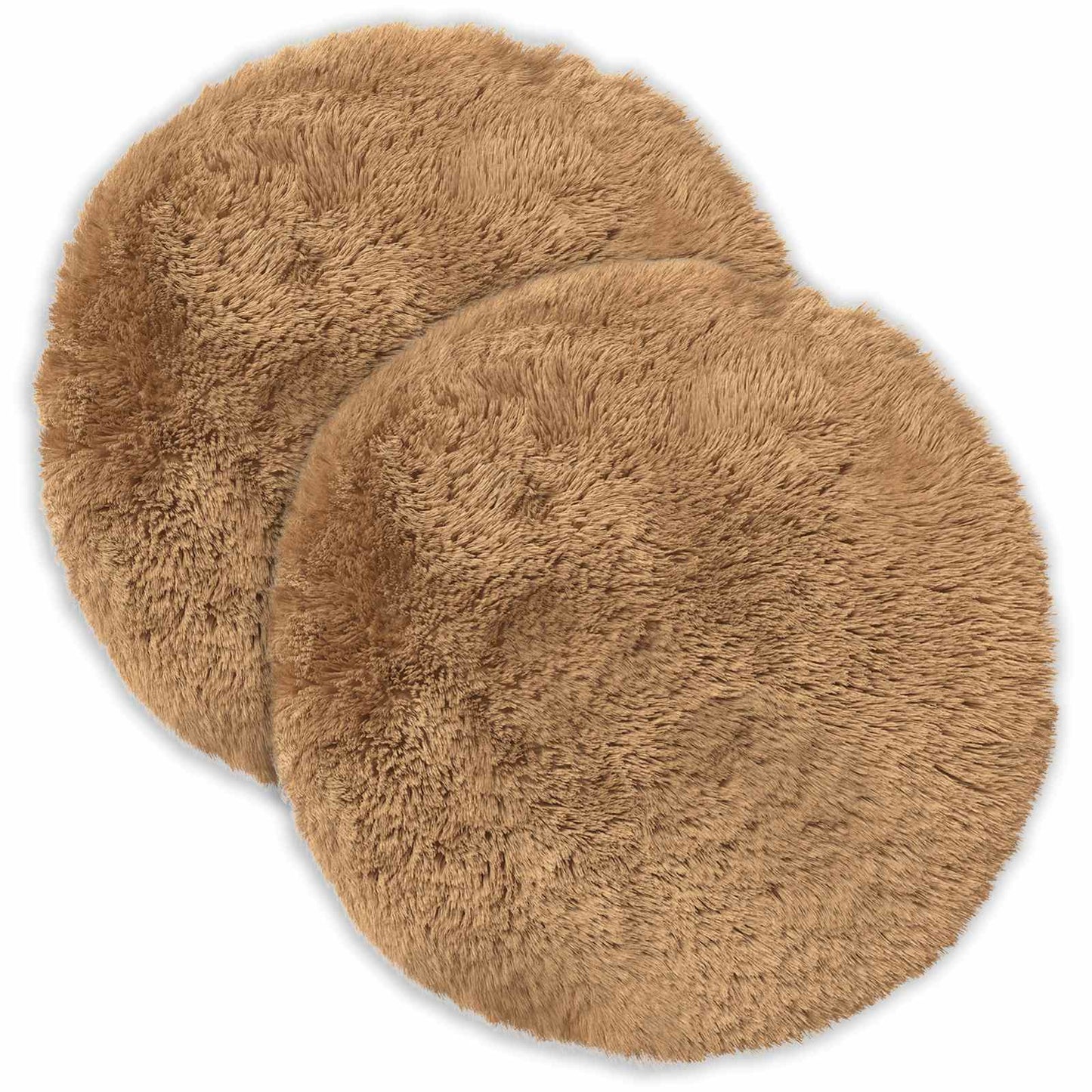 vidaXL Cushion with Pillow HEERLEN 6 pcs Taupe PV Fleece 2