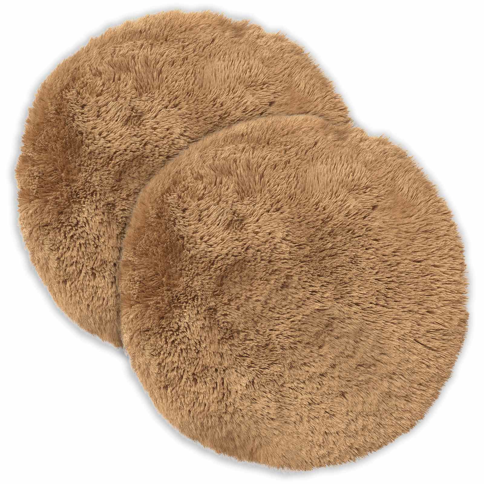 vidaXL Cushion with Pillow HEERLEN 6 pcs Taupe PV Fleece 2