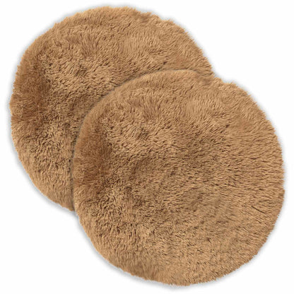 vidaXL Cushion with Pillow HEERLEN 6 pcs Taupe PV Fleece 2