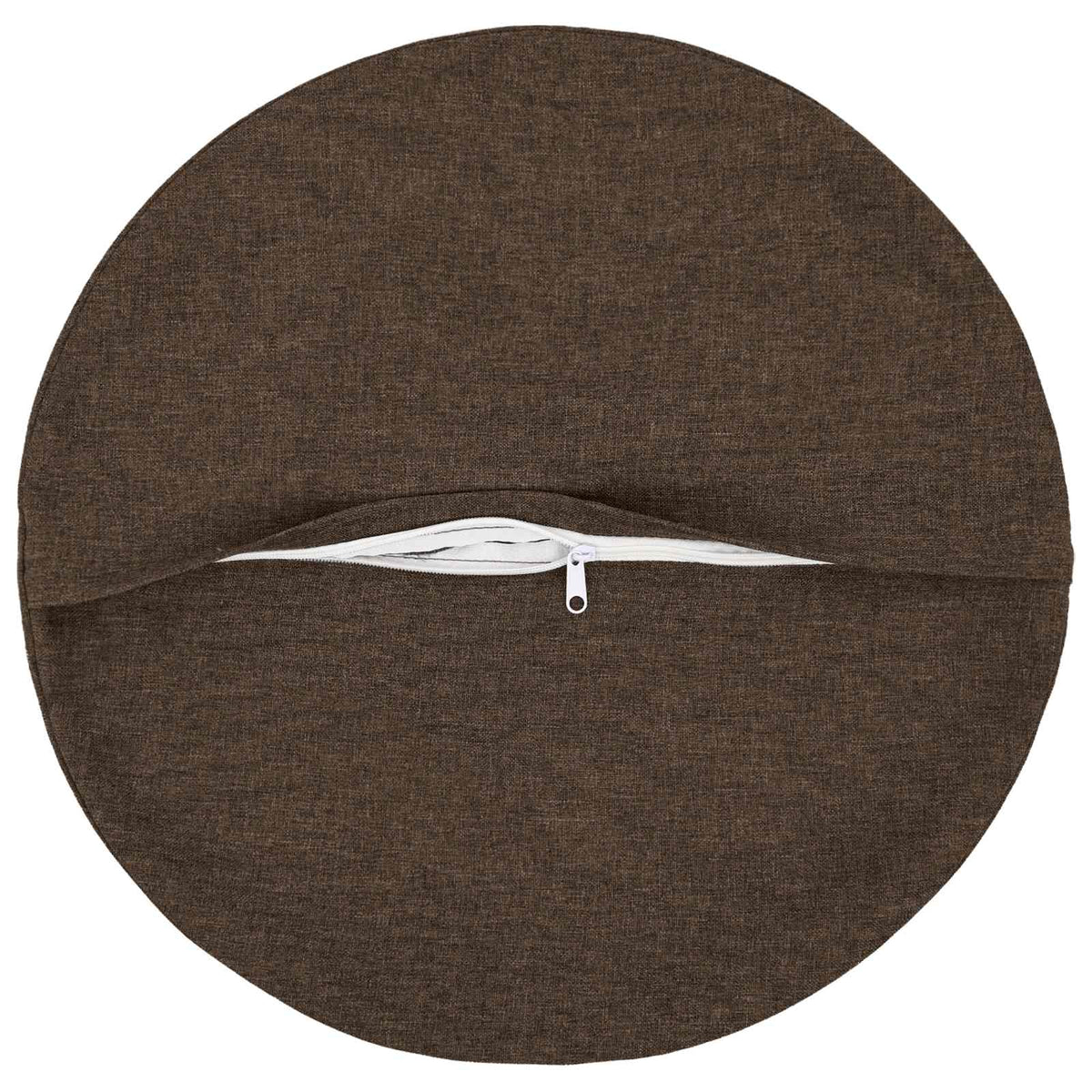 vidaXL Throw Pillow 6 pcs HEERLEN Taupe Dia. 60 cm Fabric 4