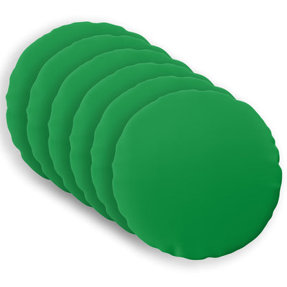 vidaXL Throw Pillow 6 pcs HEERLEN Green Dia. 60 cm Polyester 2