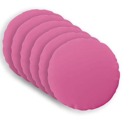 vidaXL Throw Pillow 6 pcs HEERLEN Pink Dia. 60 cm Polyester 2