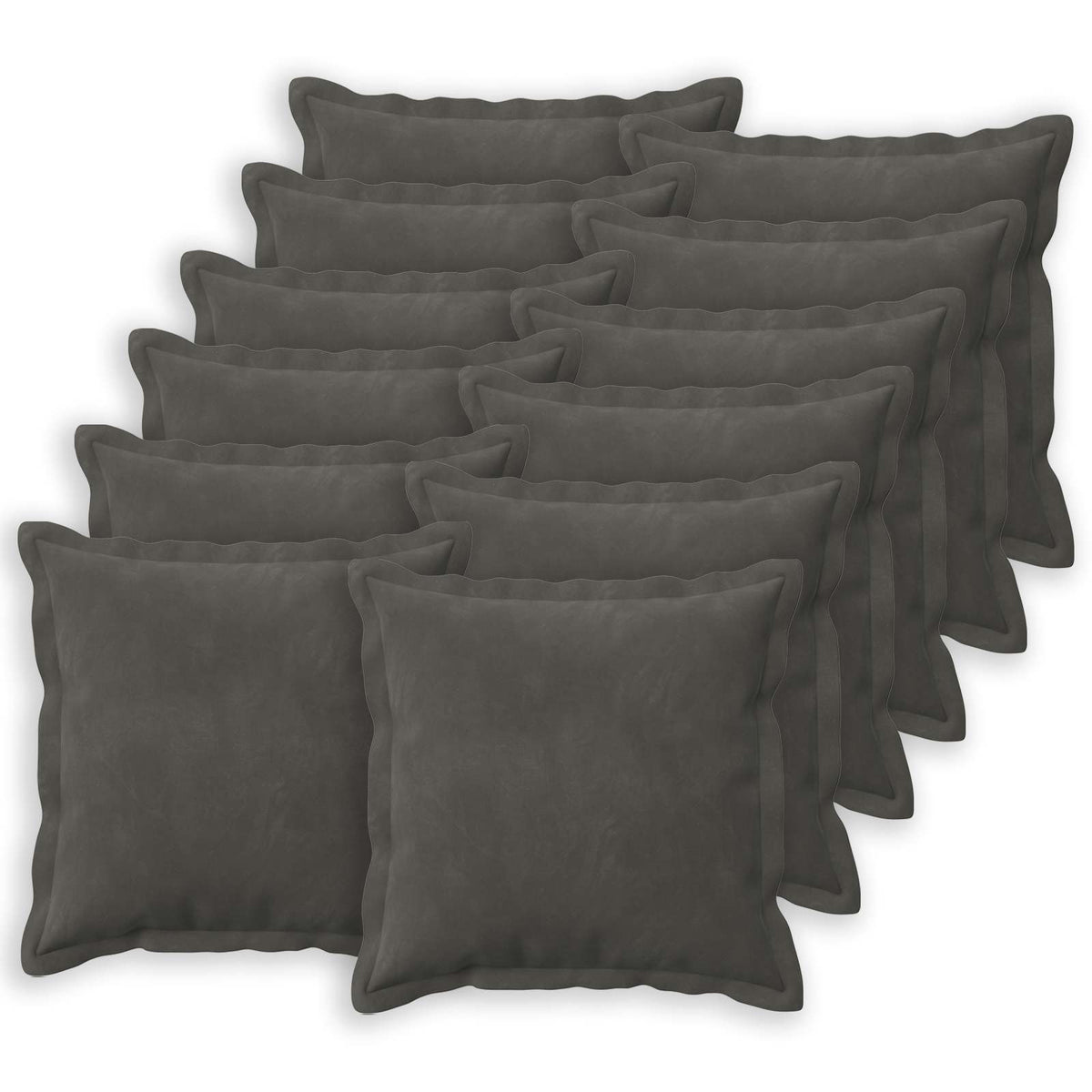 Throw Pillow HOUTEN Velvet 12 Width 40 cm Dark grey