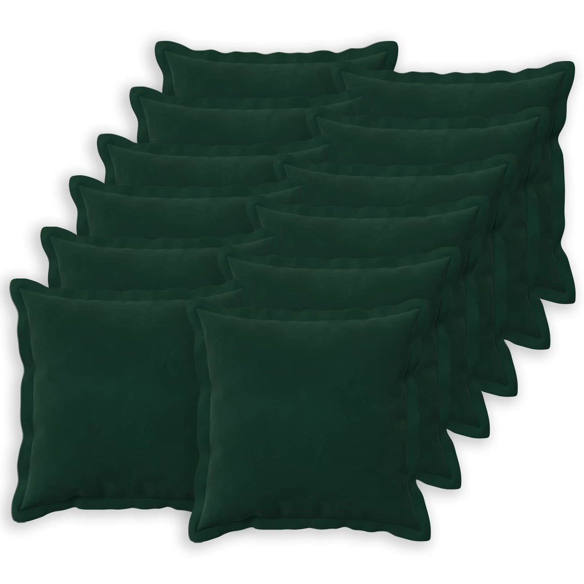Throw Pillow HOUTEN Velvet 12 Width 40 cm Dark green