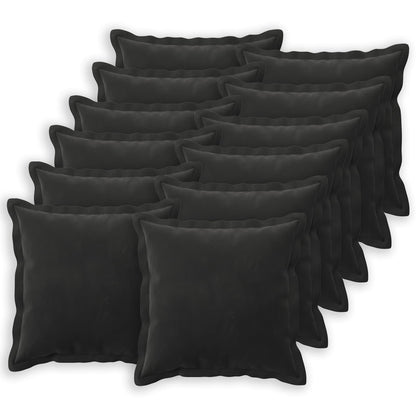 Throw Pillow HOUTEN Velvet 12 Width 40 cm Black