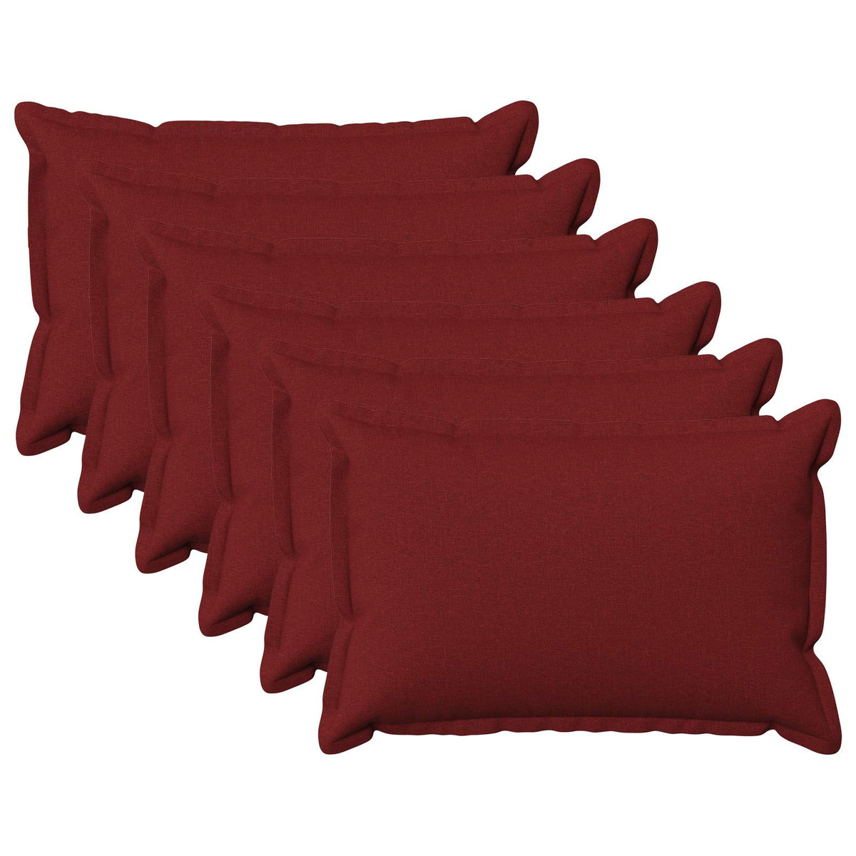 Cushion with Pillow HOUTEN 6 pcs Wine Red