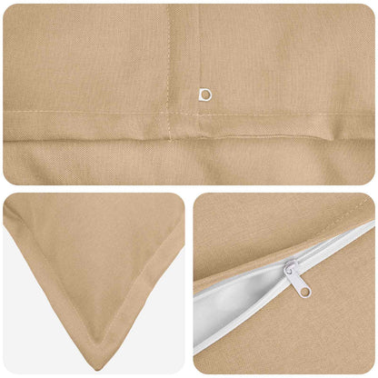 Cushion Pillow HOUTEN Cream Faux Linen