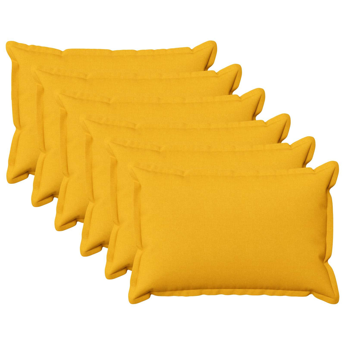 Cushion with Pillow HOUTEN 6 pcs Light Yellow