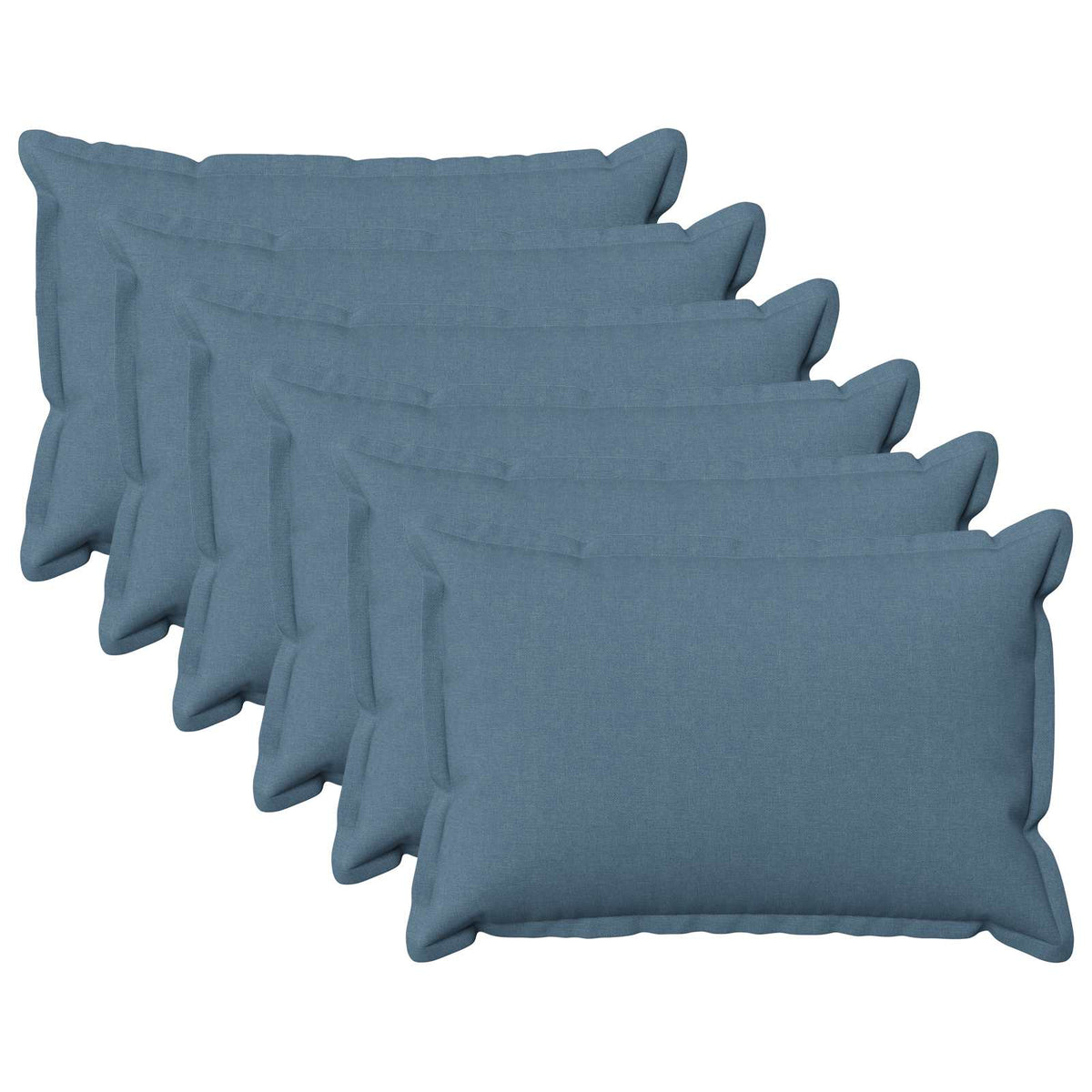 Cushion with Pillow HOUTEN 6 pcs Jeans Blue