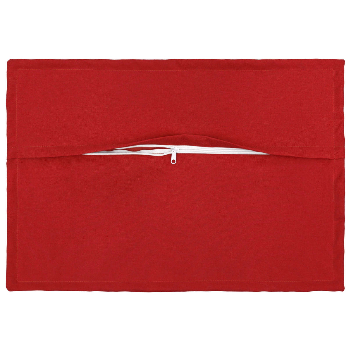 Cushion with Pillow HOUTEN 6 pcs Red Faux Linen