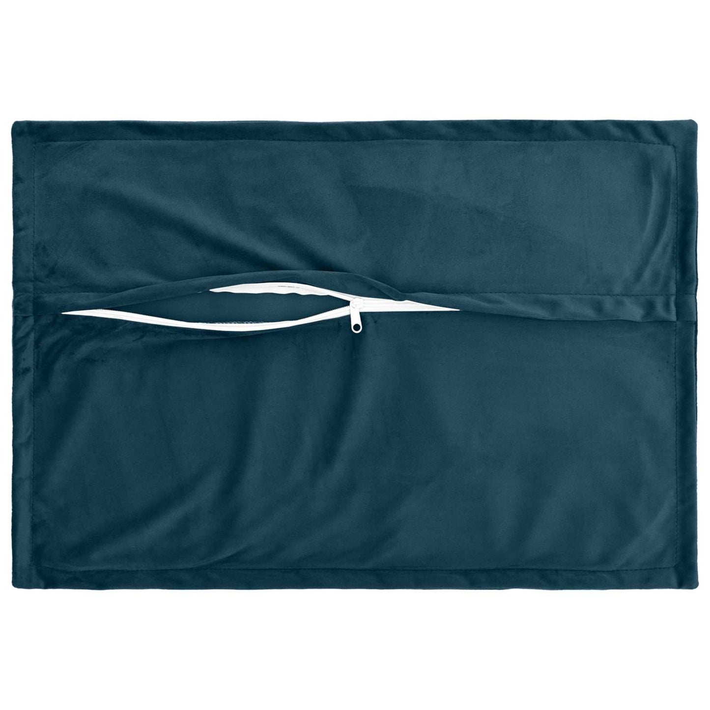 vidaXL Cushion with Pillow HOUTEN 6 pcs Blue Velvet 4