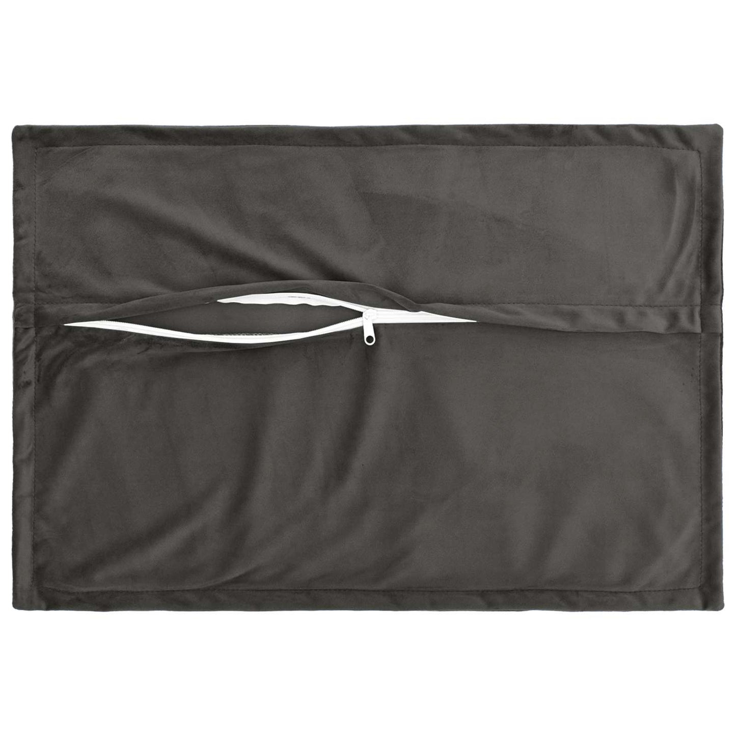 vidaXL Cushion with Pillow HOUTEN 6 pcs Dark Grey Velvet 4