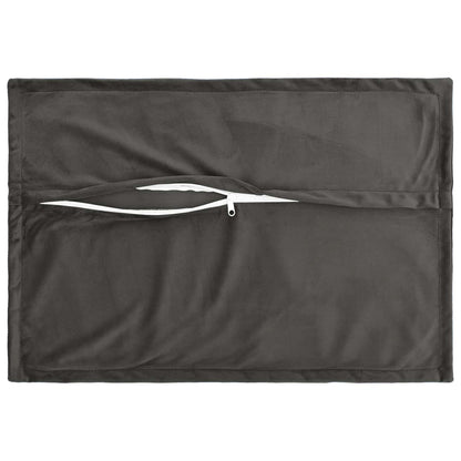 vidaXL Cushion with Pillow HOUTEN 6 pcs Dark Grey Velvet 4