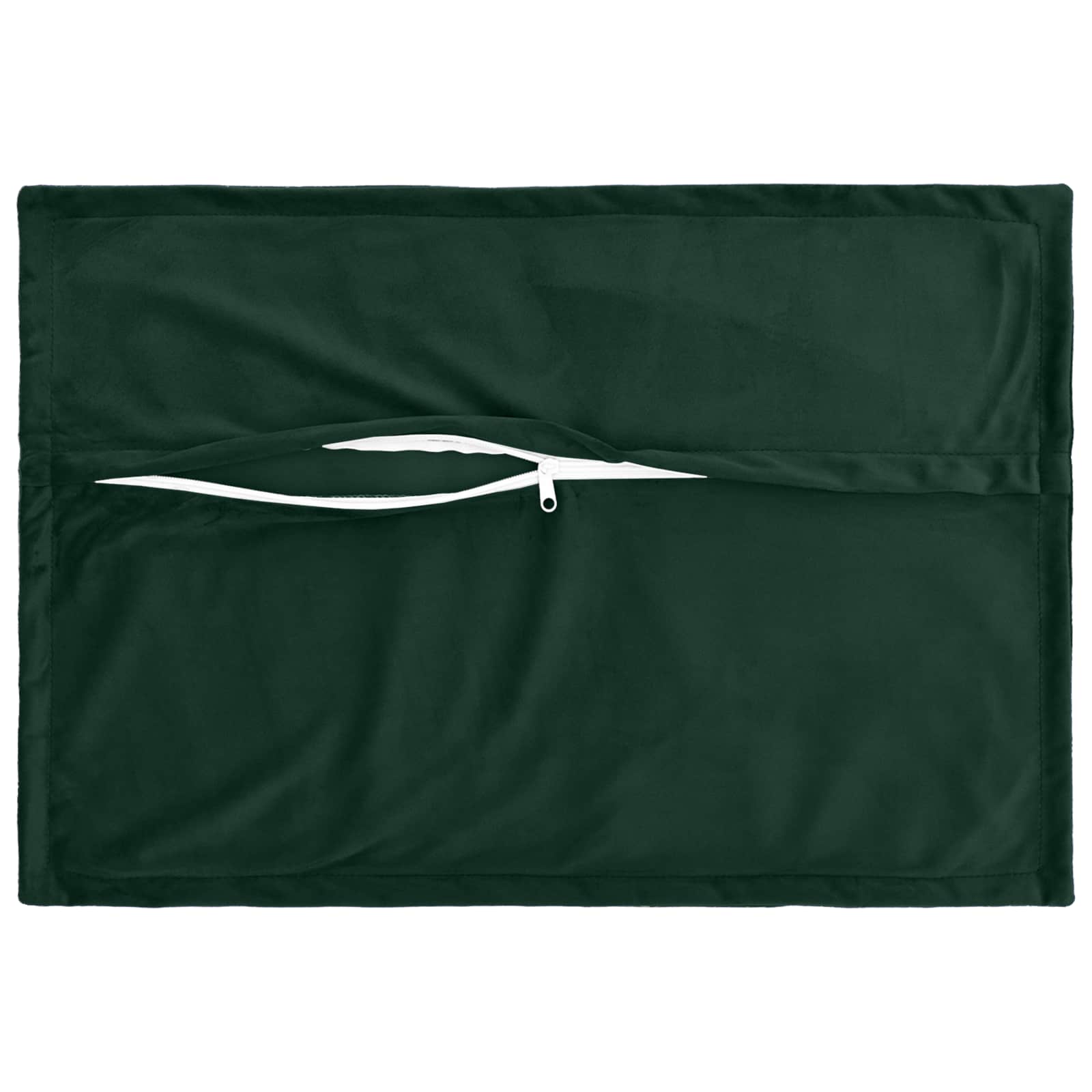 vidaXL Cushion with Pillow HOUTEN 6 pcs Dark Green Velvet 4