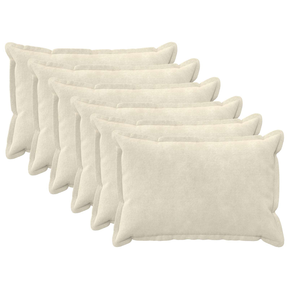 Throw Pillow HOUTEN 40 x 60 cm Microfiber Fleece 6 Width 40 cm Length 60 cm Cream