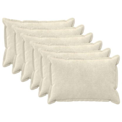 Throw Pillow HOUTEN 40 x 60 cm Microfiber Fleece 6 Width 40 cm Length 60 cm Cream