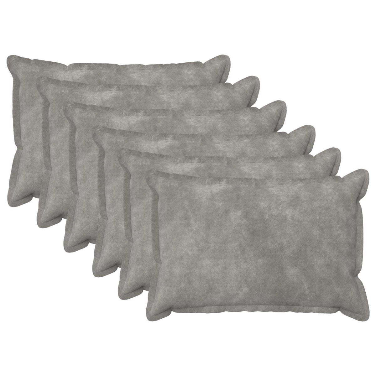 Throw Pillow HOUTEN 40 x 60 cm Microfiber Fleece 6 Width 40 cm Length 60 cm Light grey