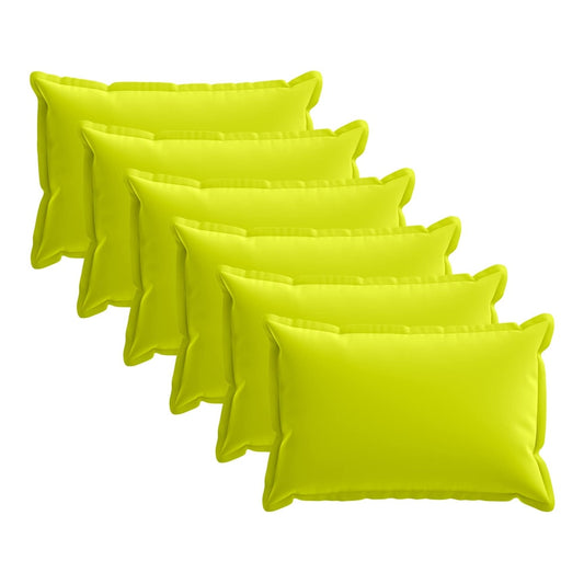 Cushion with Pillow HOUTEN 6 pcs Bright Green Polyester