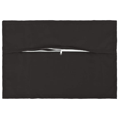 Cushion with Pillow HOUTEN 6 pcs Black Polyester