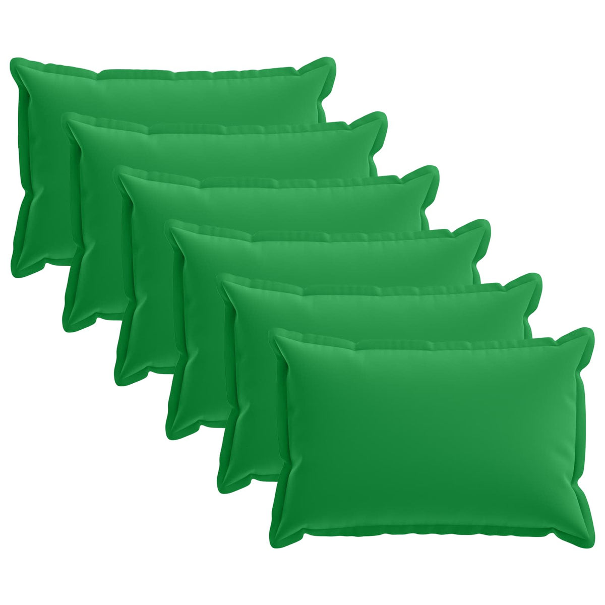 vidaXL Cushion with Pillow HOUTEN 6 pcs Green Polyester 2