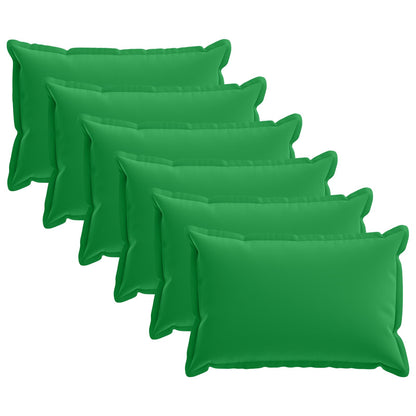 vidaXL Cushion with Pillow HOUTEN 6 pcs Green Polyester 2