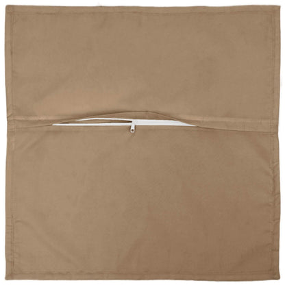 Cushion with Pillow HOUTEN 6 pcs Taupe Polyester